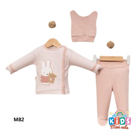 طقم بيبي بناتي 3 قطع