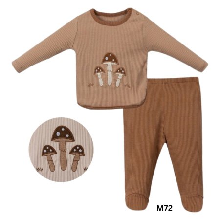 طقم بيبي ولادي 2 قطعة