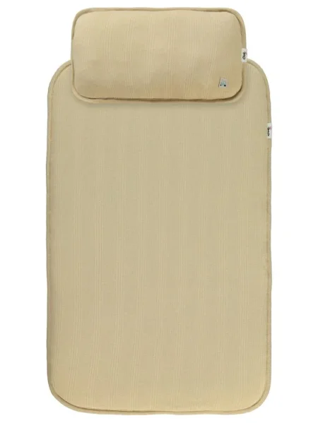 فرشة غيار مع مخدة لون بيج سادة CIVIL