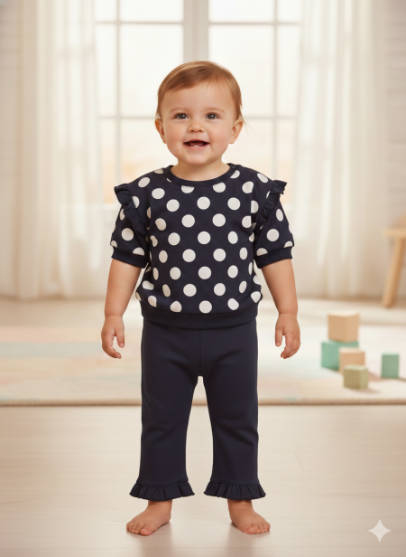 طقم بناتي ربيعي اسود CIVIL