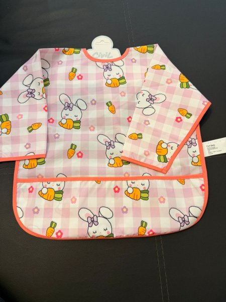 مريولة اطفال بلاستك للطعام CIVIL