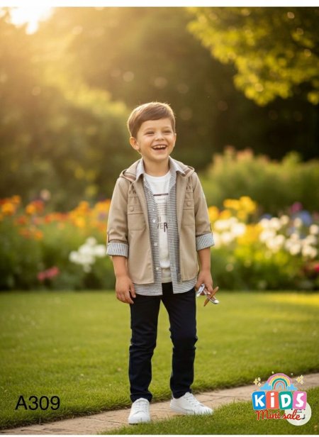 طقم ولادي 4 قطع