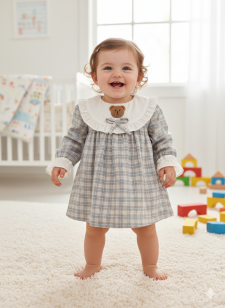 فستان بناتي ربيعي 