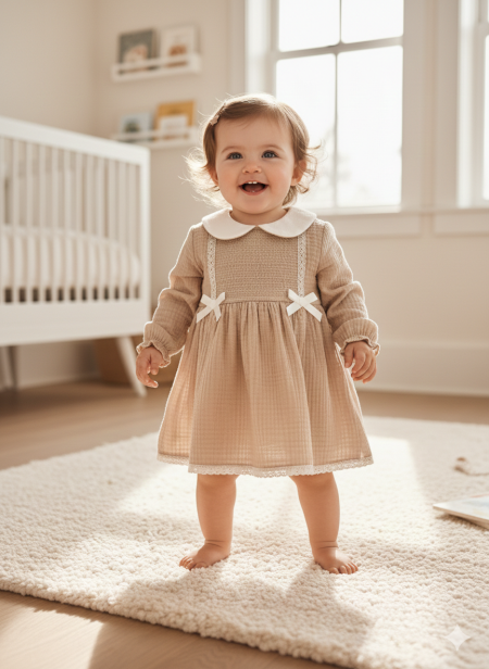 فستان بناتي ربيعي